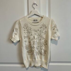 Dior Cream Knit Sweater